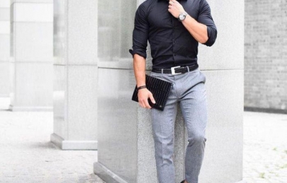 Mách bạn 5 kiểu phối quần âu màu ghi nam thời thượng nhất 