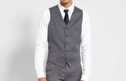 Quy tắc phối đồ với vest nam xám trẻ trung, hiện đại