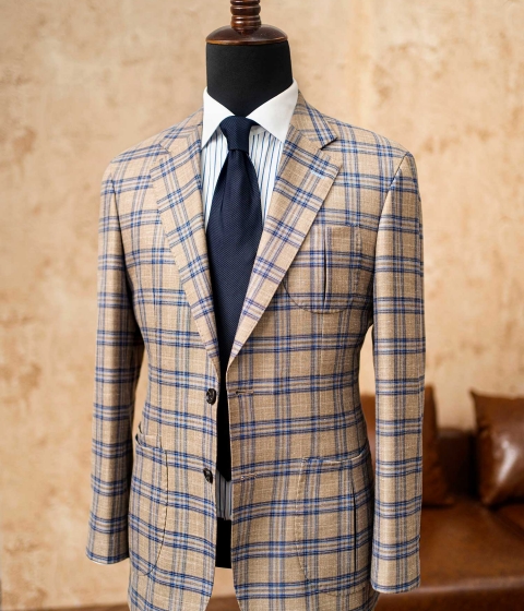 BLAZER BEIGE CHECK