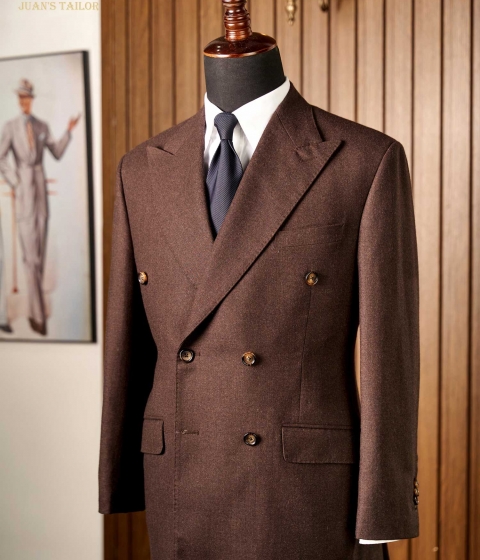 Blazer Chocolate Double-Breasted