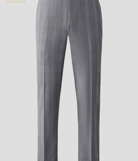 SILVER GRID TROUSERS