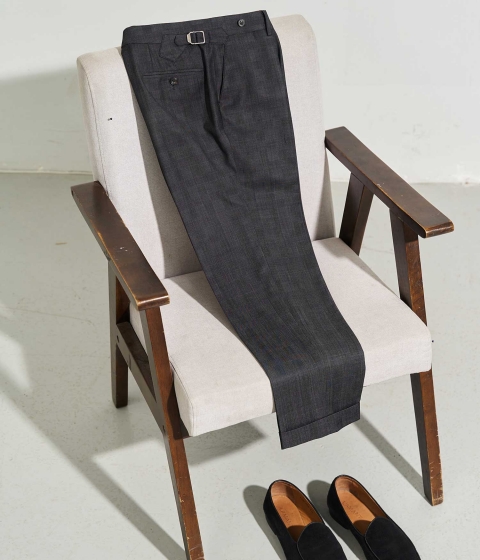 Quần Âu Black Glen Check