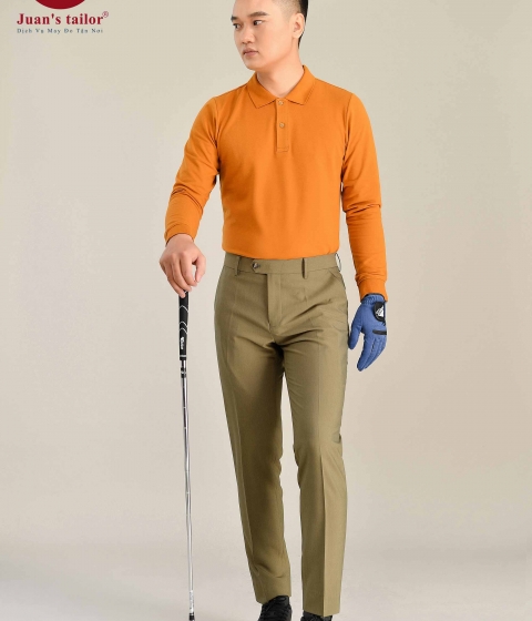 Quần Golf Vàng Nâu