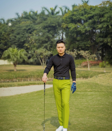 Quần Golf Xanh Nõn Chuối Basic