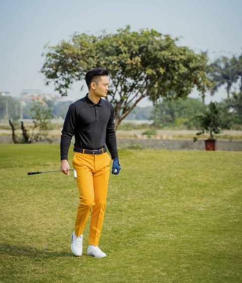 Quần Golf Vàng
