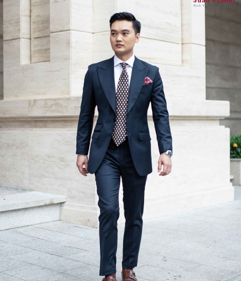 Suit 3 Mảnh Màu Ghi