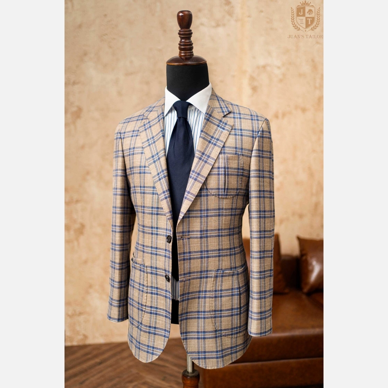 BLAZER BEIGE CHECK