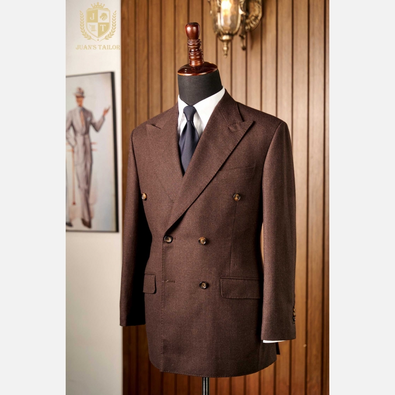 Blazer Chocolate Double-Breasted