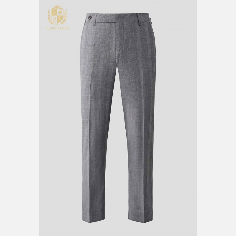 SILVER GRID TROUSERS