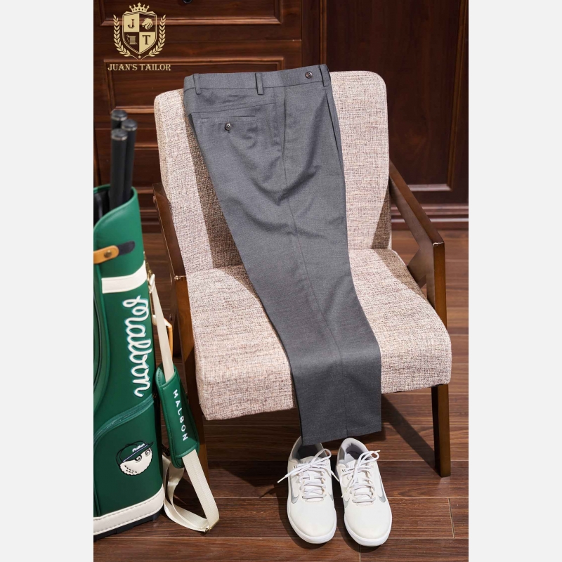 Charcoal Tailored Trousers 