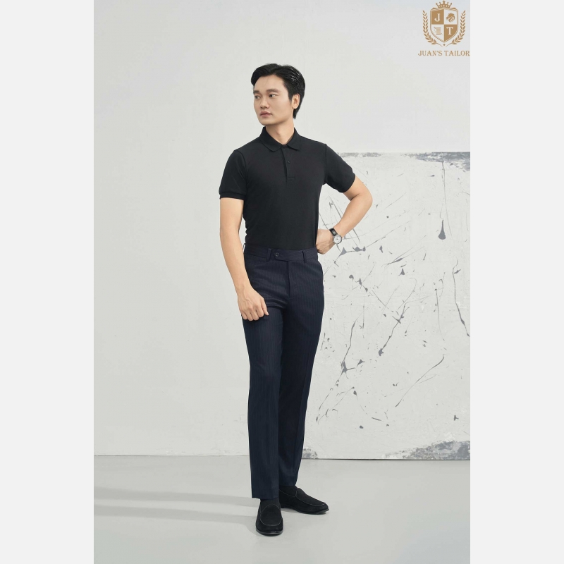QUẦN ÂU PINSTRIPE CHARCOAL