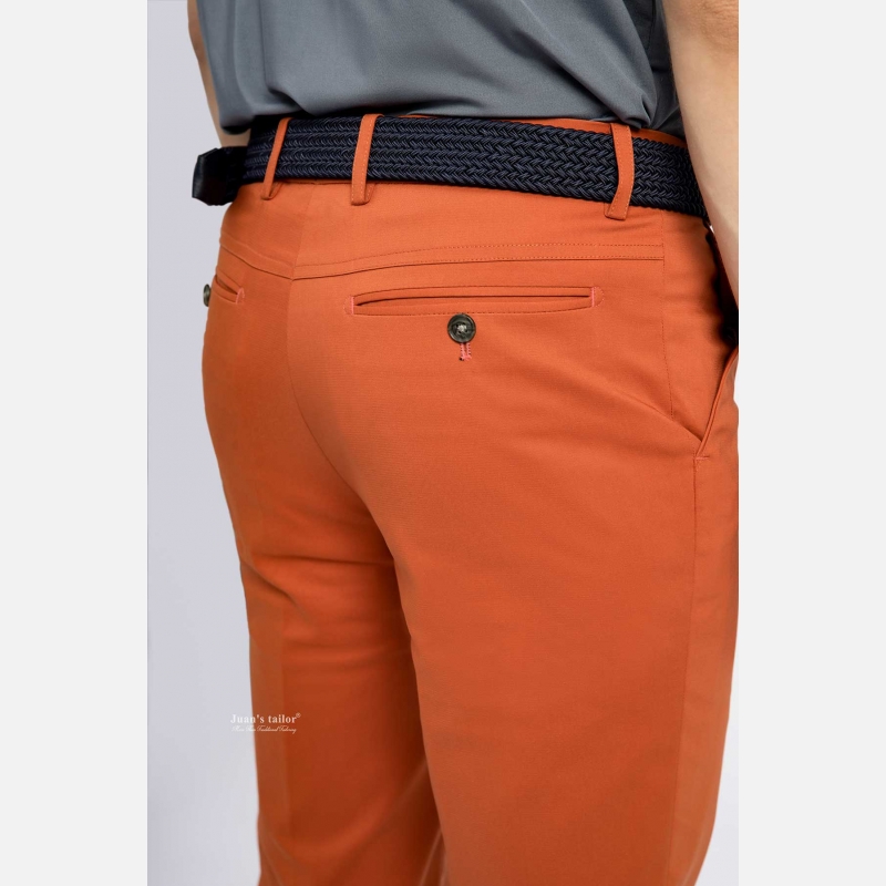 Chi tiết sản phẩm quần golf màu cam