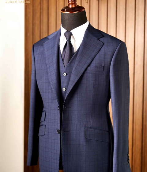 SUIT 3 MẢNH REGAL BLUE WINDOWPANE 