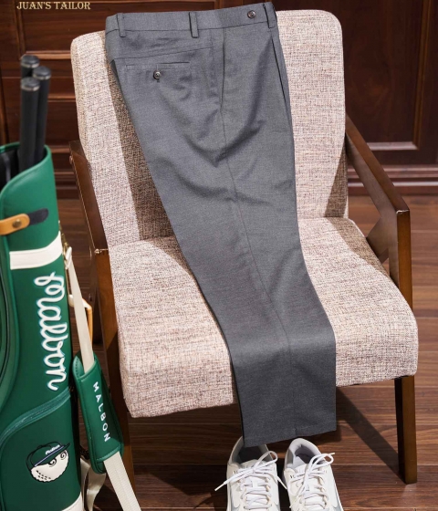 Charcoal Tailored Trousers 