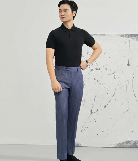 QUẦN ÂU NAVY PINSTRIPE